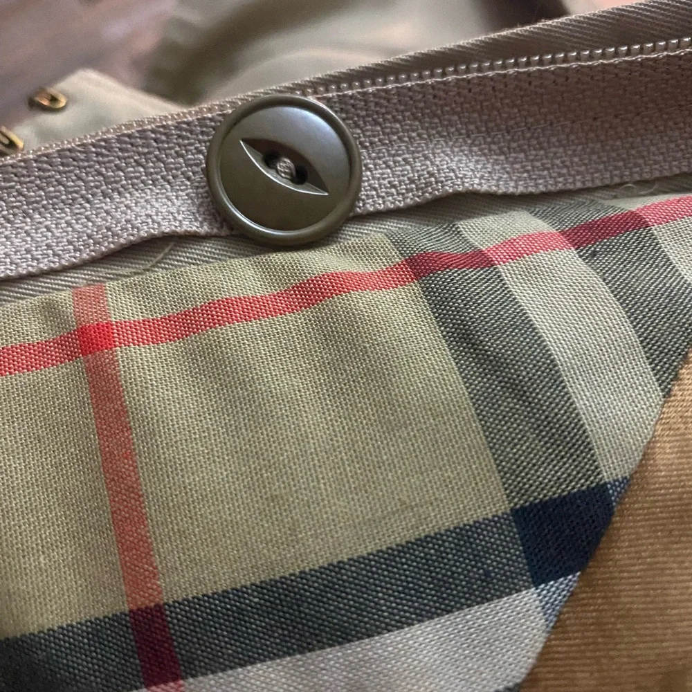 Vintage Burberrys’ London Trench Coat 44 Long - Classic Nova Check & Liner - Picture 14 of 16